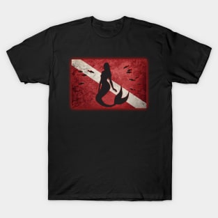 Scuba diving t-shirt design mermaid T-Shirt